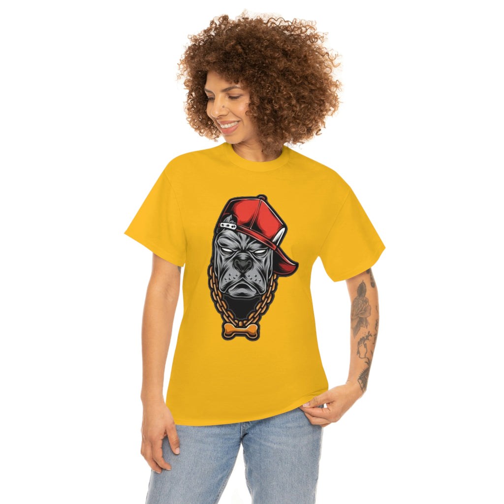 Gangster dog- Heavy Cotton Tee
