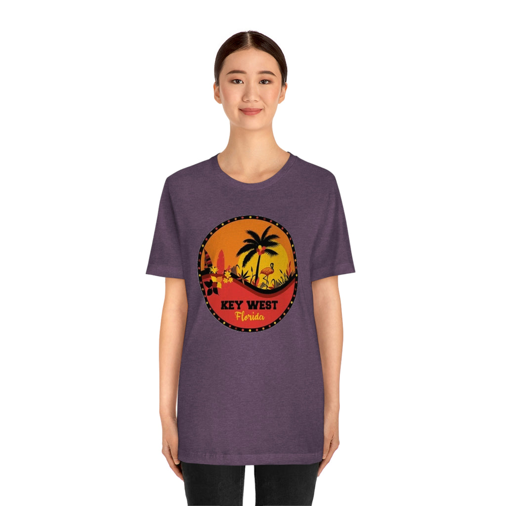 Key west Fl- Unisex Jersey Short Sleeve Tee