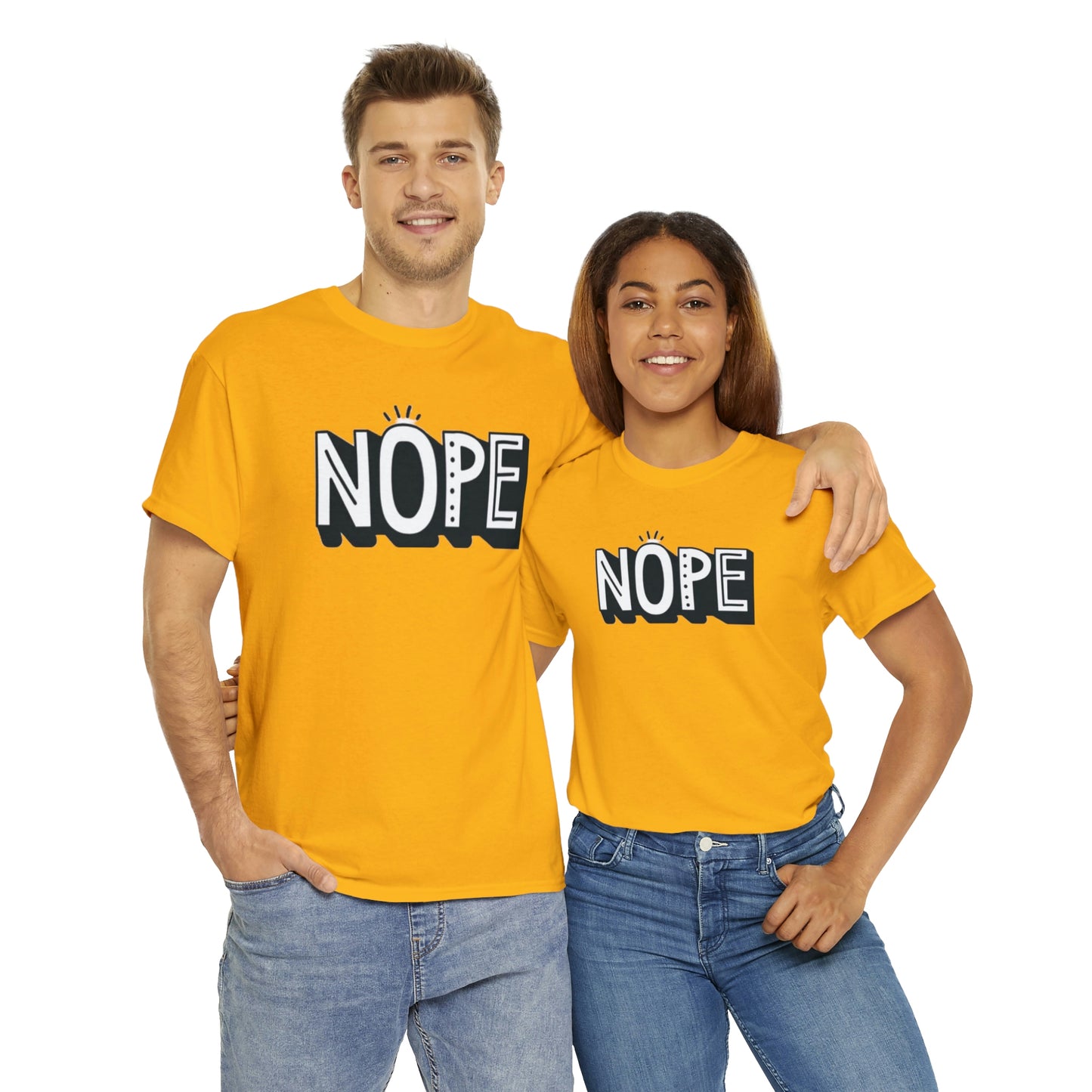 Nope- Heavy Cotton Tee