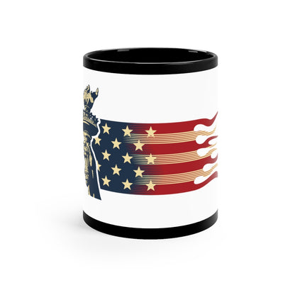 USA 11oz Black Mug