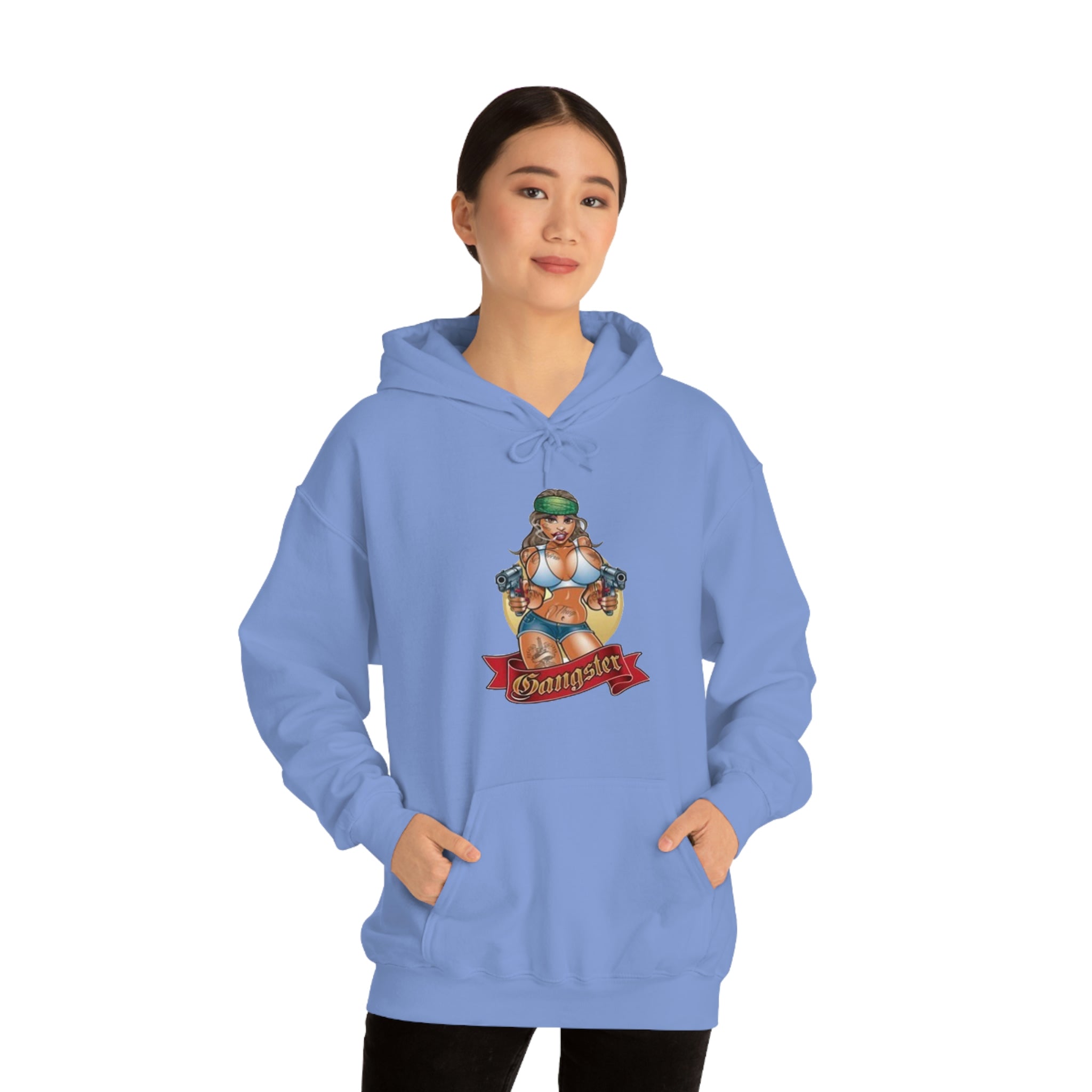 Girl gangster-Heavy Blend™ Hooded Sweatshirt
