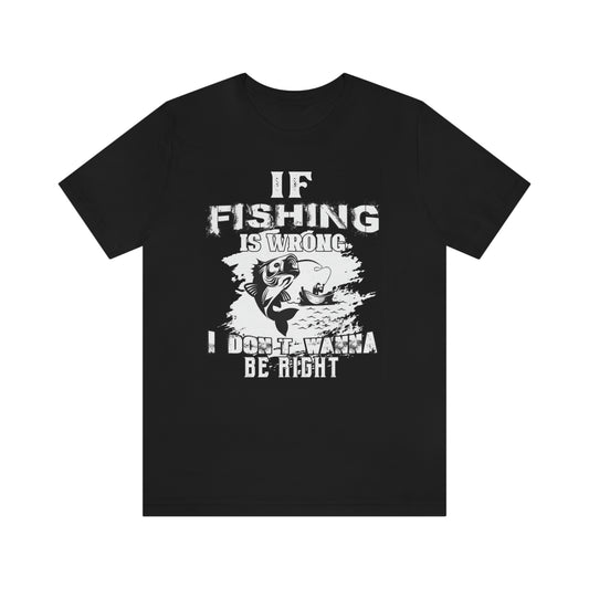 Fishing— Unisex Jersey Short Sleeve Tee