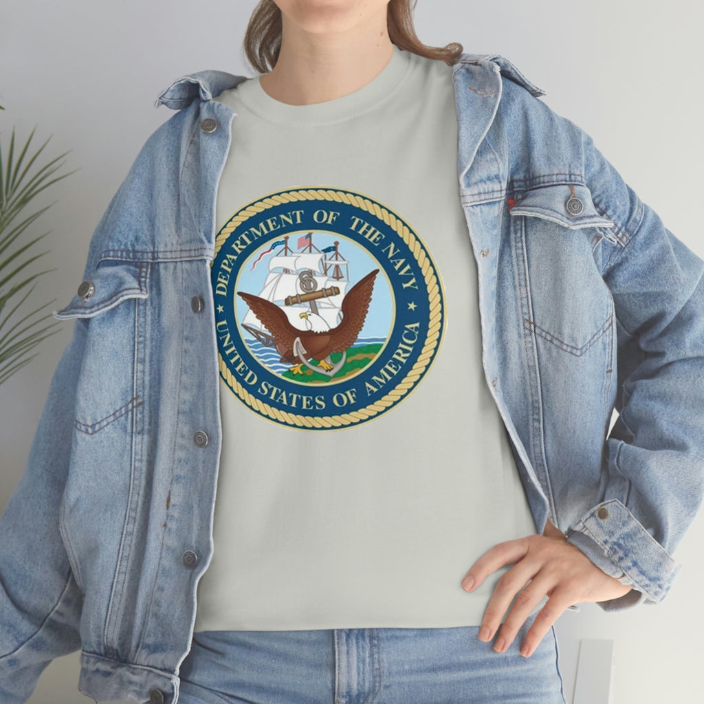 Navy- Unisex Heavy Cotton Tee