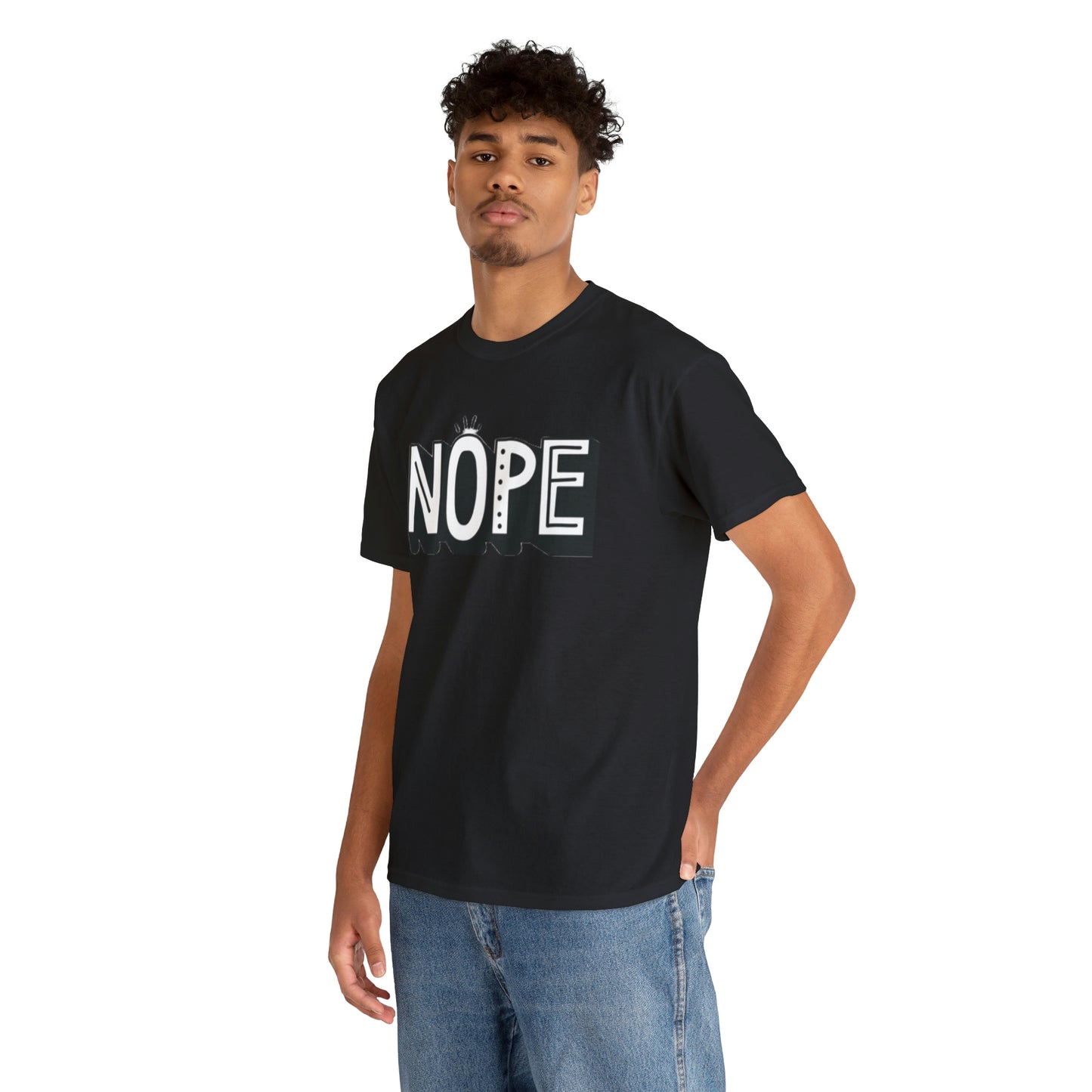 Nope- Heavy Cotton Tee