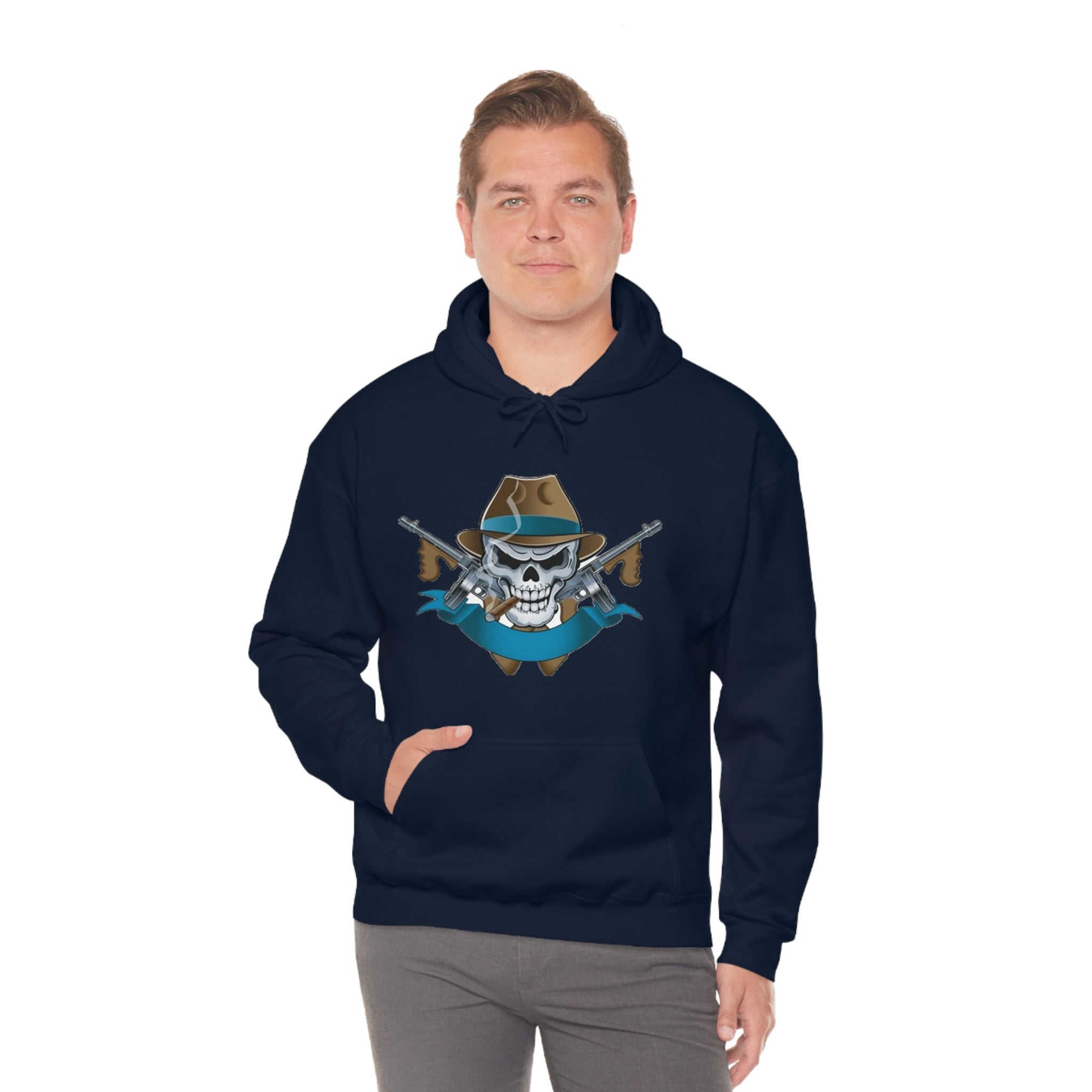 Skullhead- Heavy Blend™ Hooded Sweatshirt