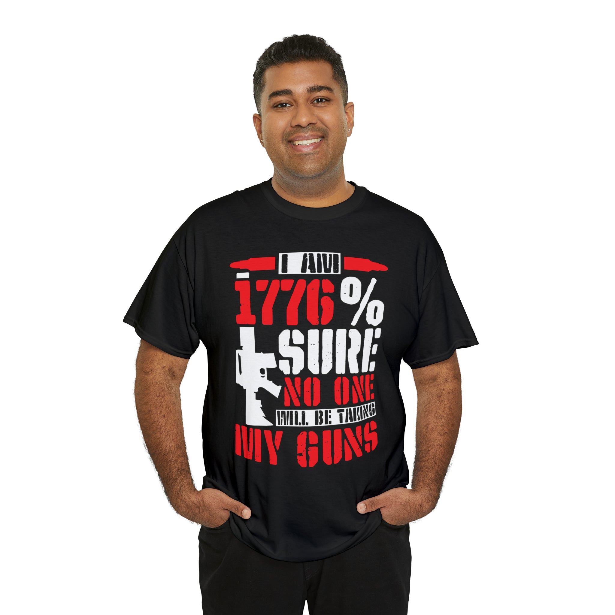 No one will be taking my guns- Heavy Cotton Tee
