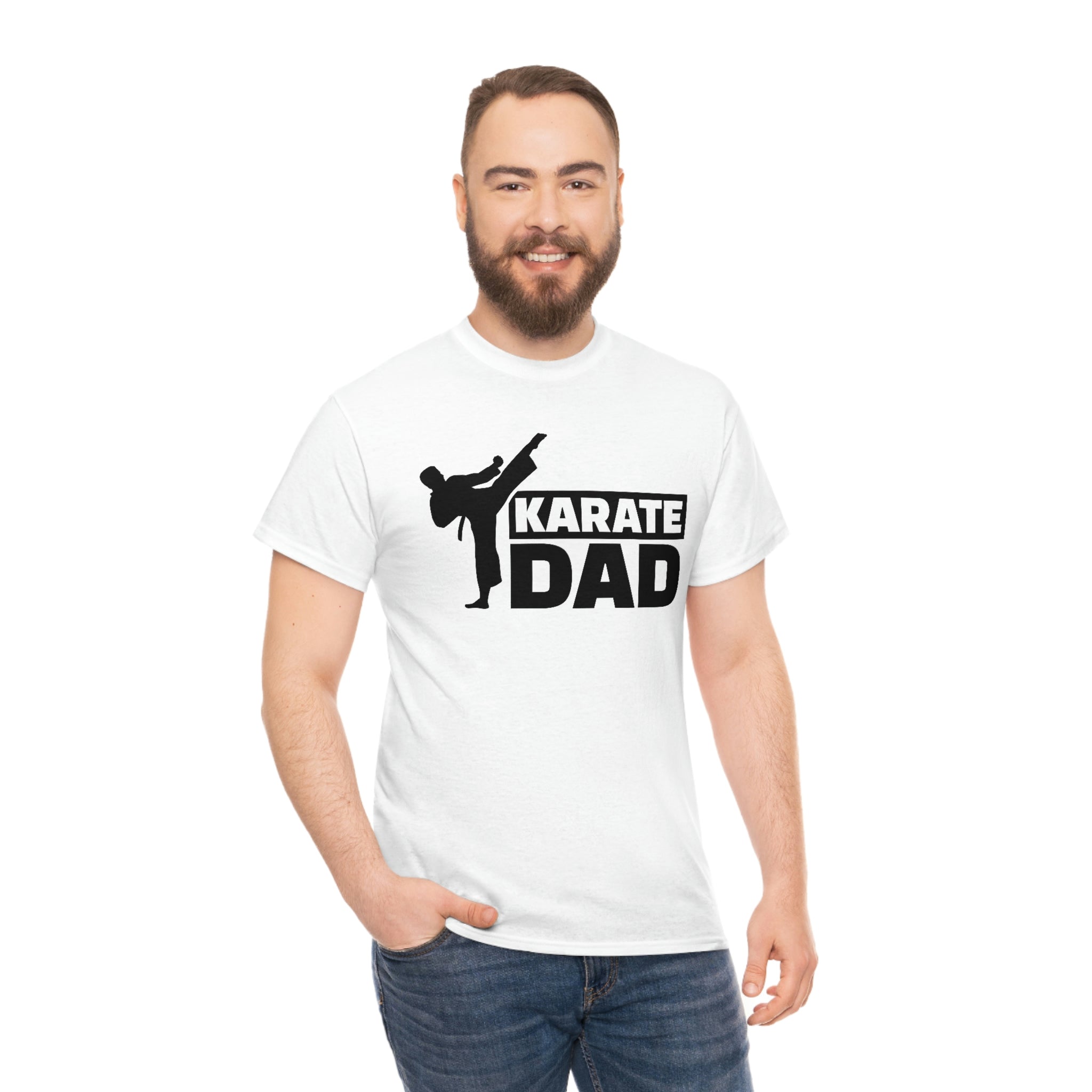 Karate dad-  Heavy Cotton Tee