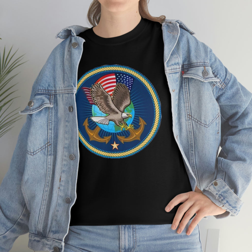 Navy- Unisex Heavy Cotton Tee