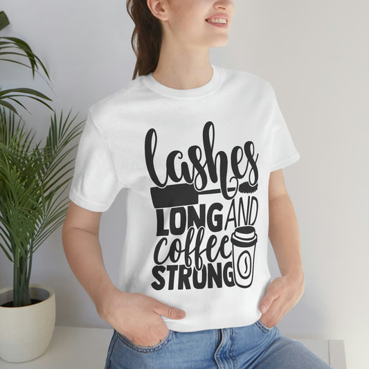 Lashes long— Jersey Short Sleeve Tee