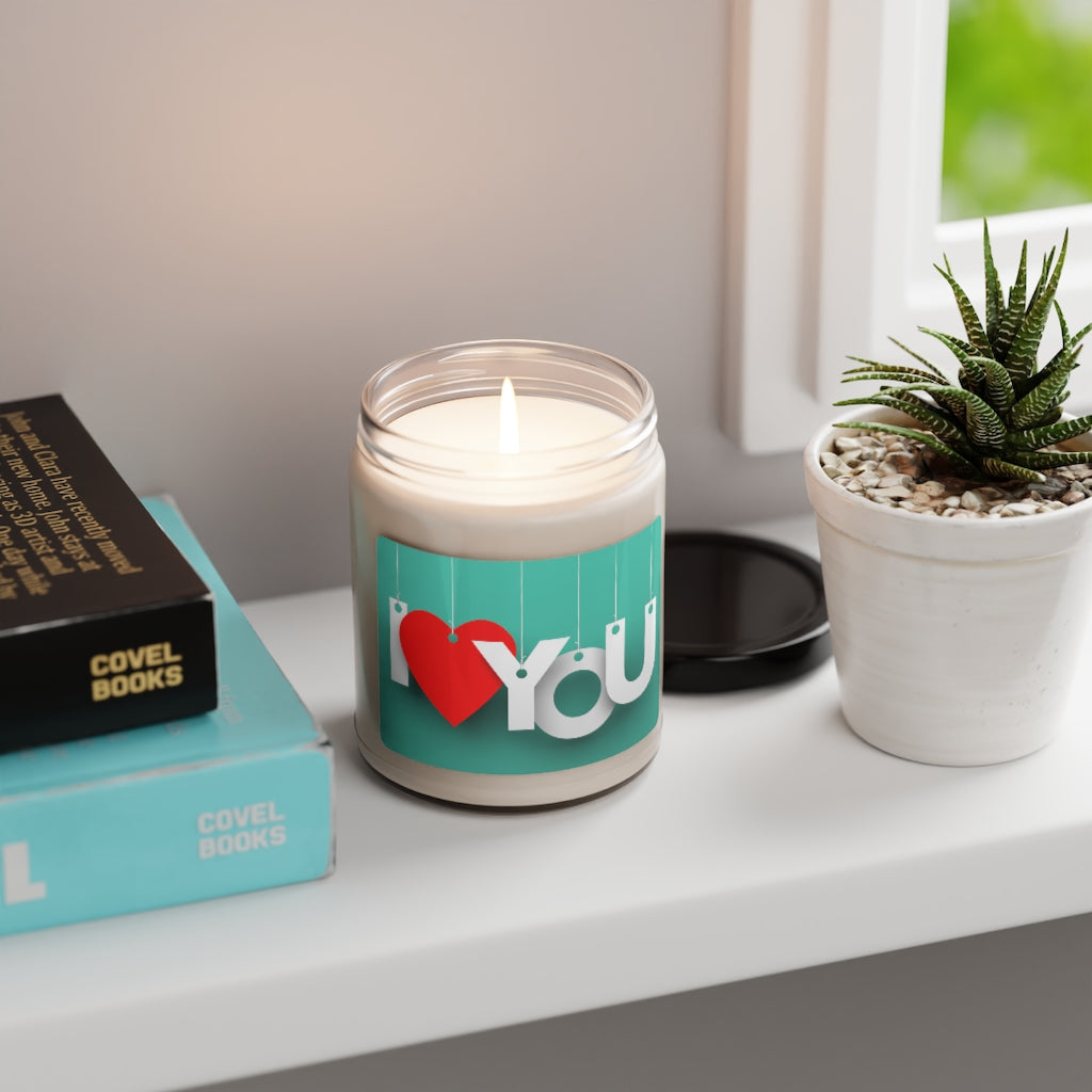 I love you- Scented Soy Candle, 9oz