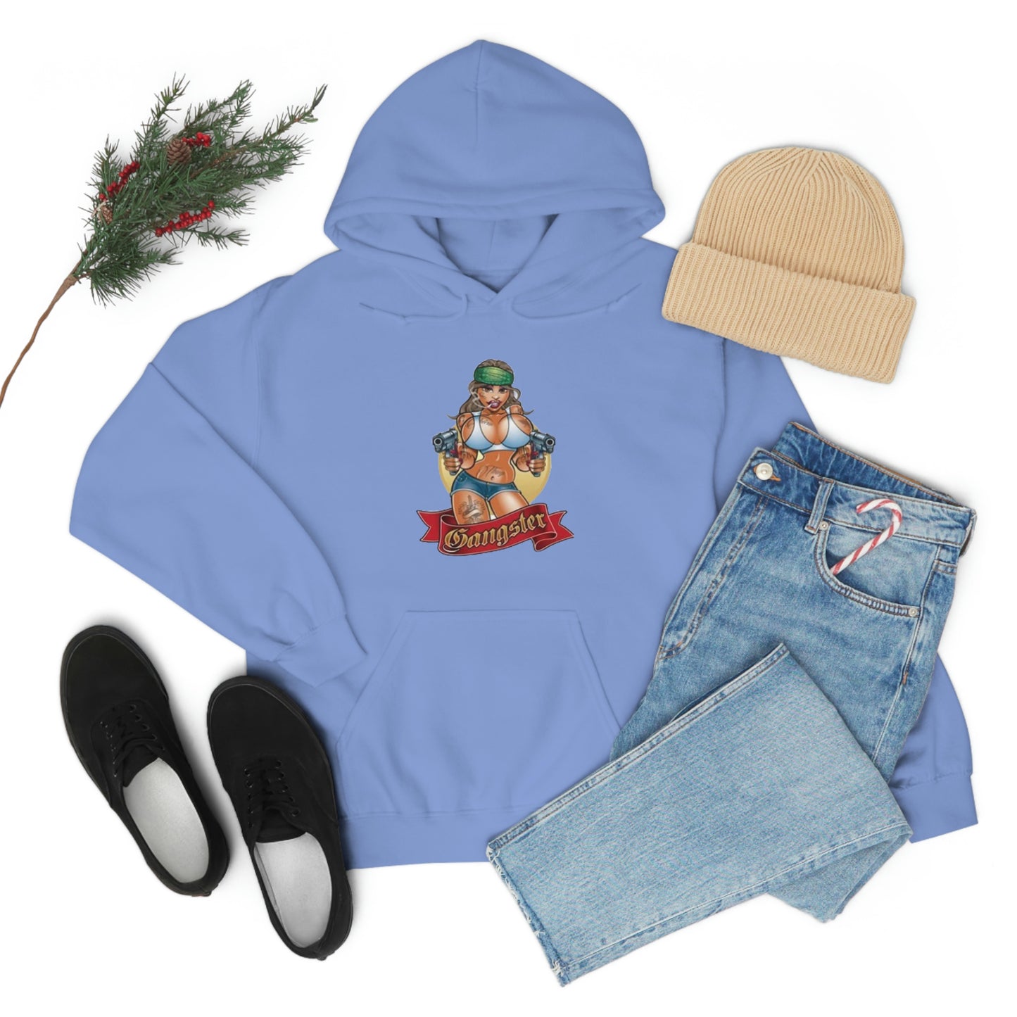 Girl gangster-Heavy Blend™ Hooded Sweatshirt