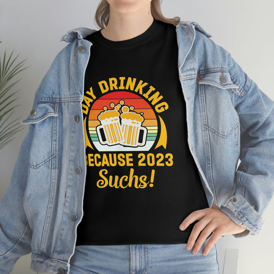 Day drinking- Unisex Heavy Cotton Tee