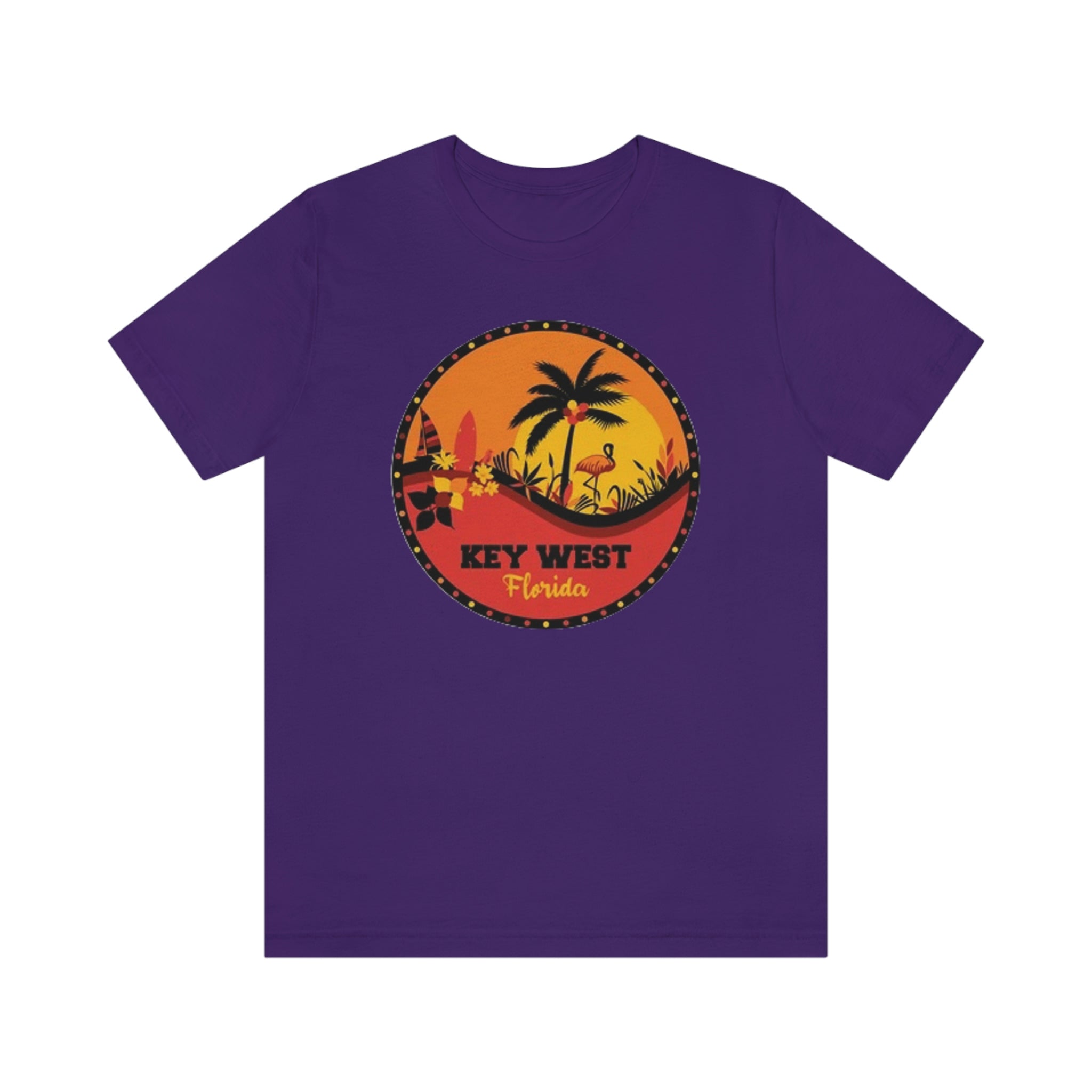 Key west Fl- Unisex Jersey Short Sleeve Tee