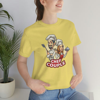 Chef couple- Unisex Jersey Short Sleeve Tee