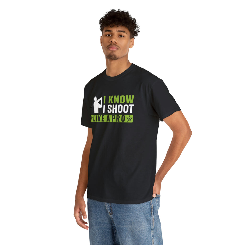 Golf- I shoot like a pro-Heavy Cotton Tee