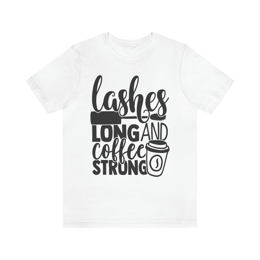 Lashes long— Jersey Short Sleeve Tee