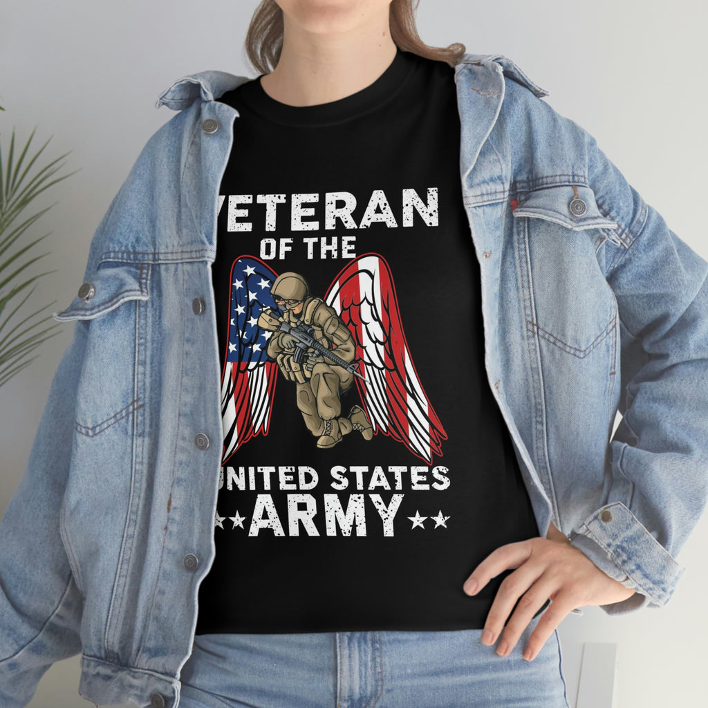 Veteran of army-Unisex Heavy Cotton Tee