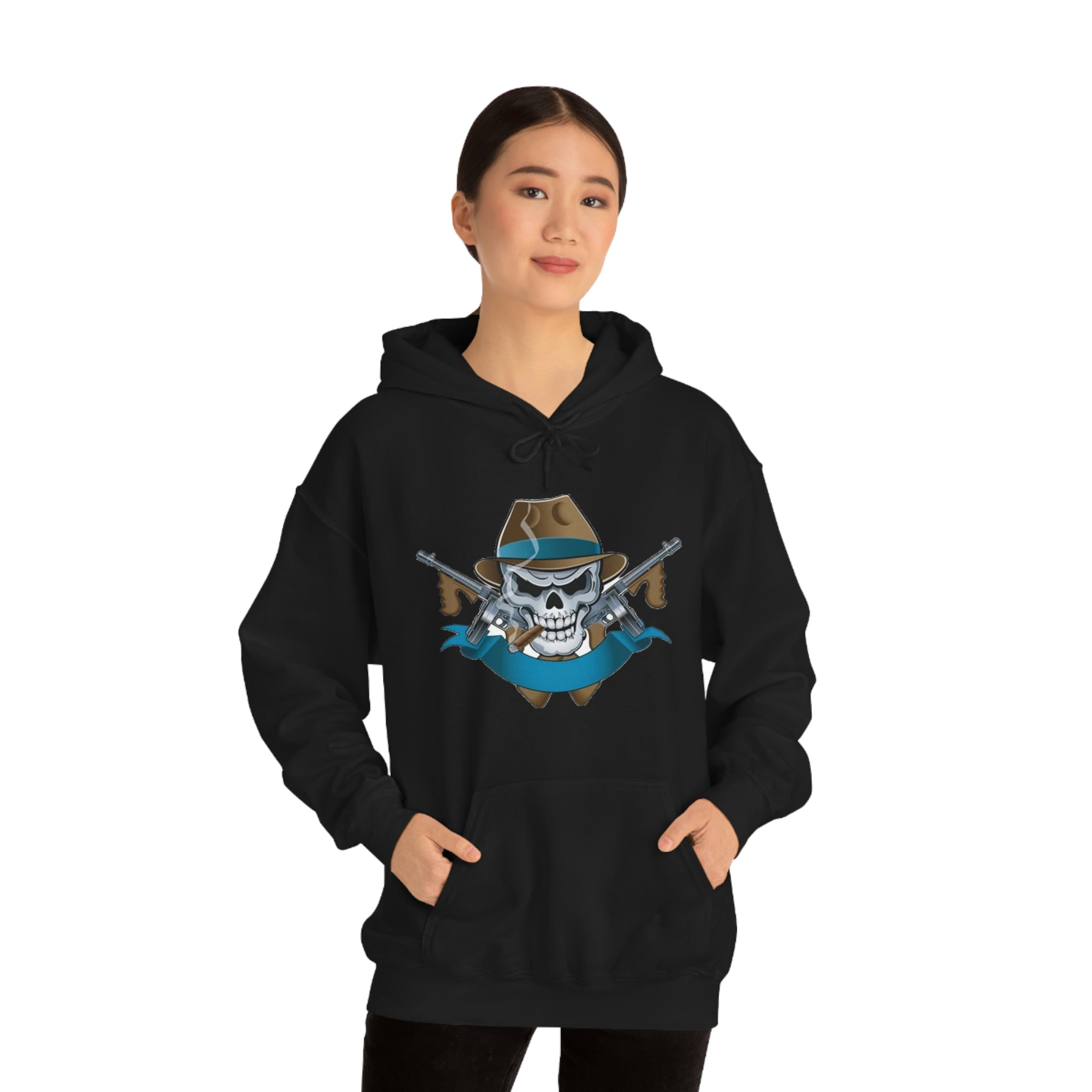 Skullhead- Heavy Blend™ Hooded Sweatshirt