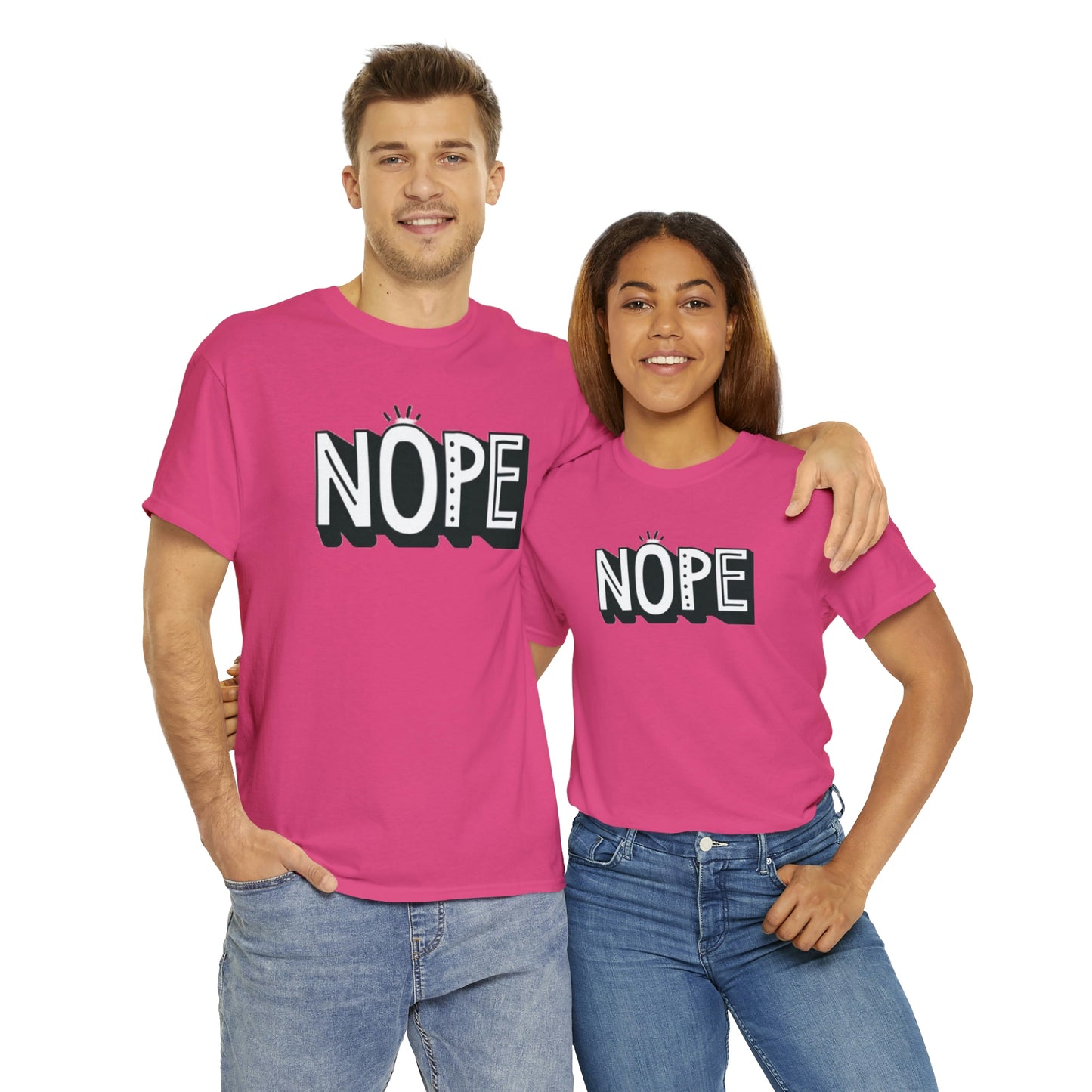 Nope- Heavy Cotton Tee