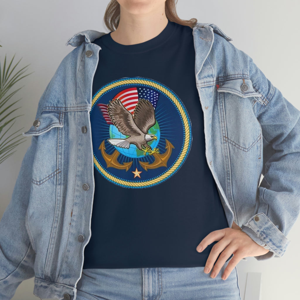 Navy- Unisex Heavy Cotton Tee