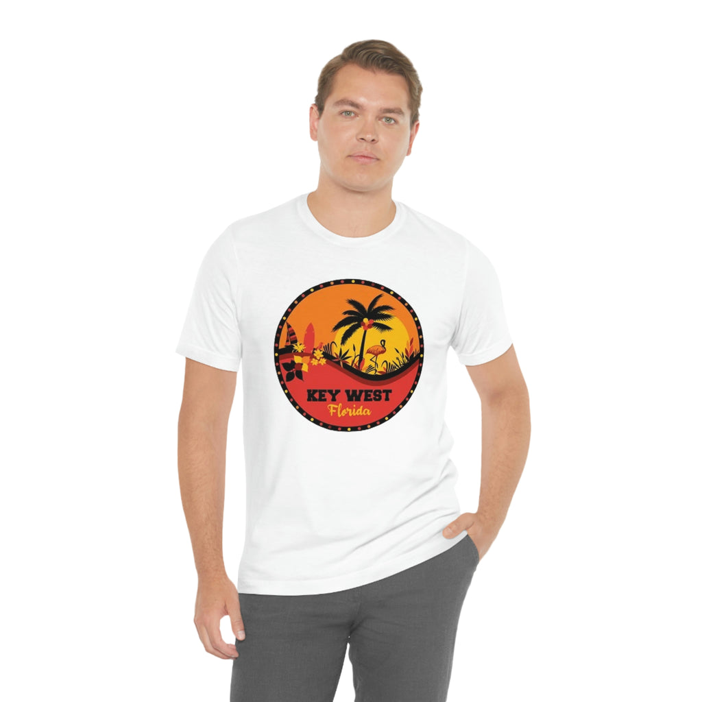 Key west Fl- Unisex Jersey Short Sleeve Tee