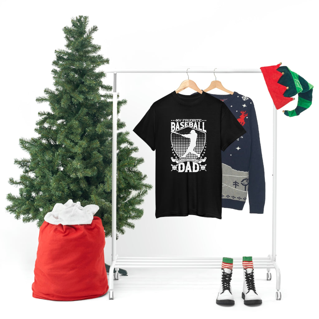 Baseball dad- Heavy Cotton Tee