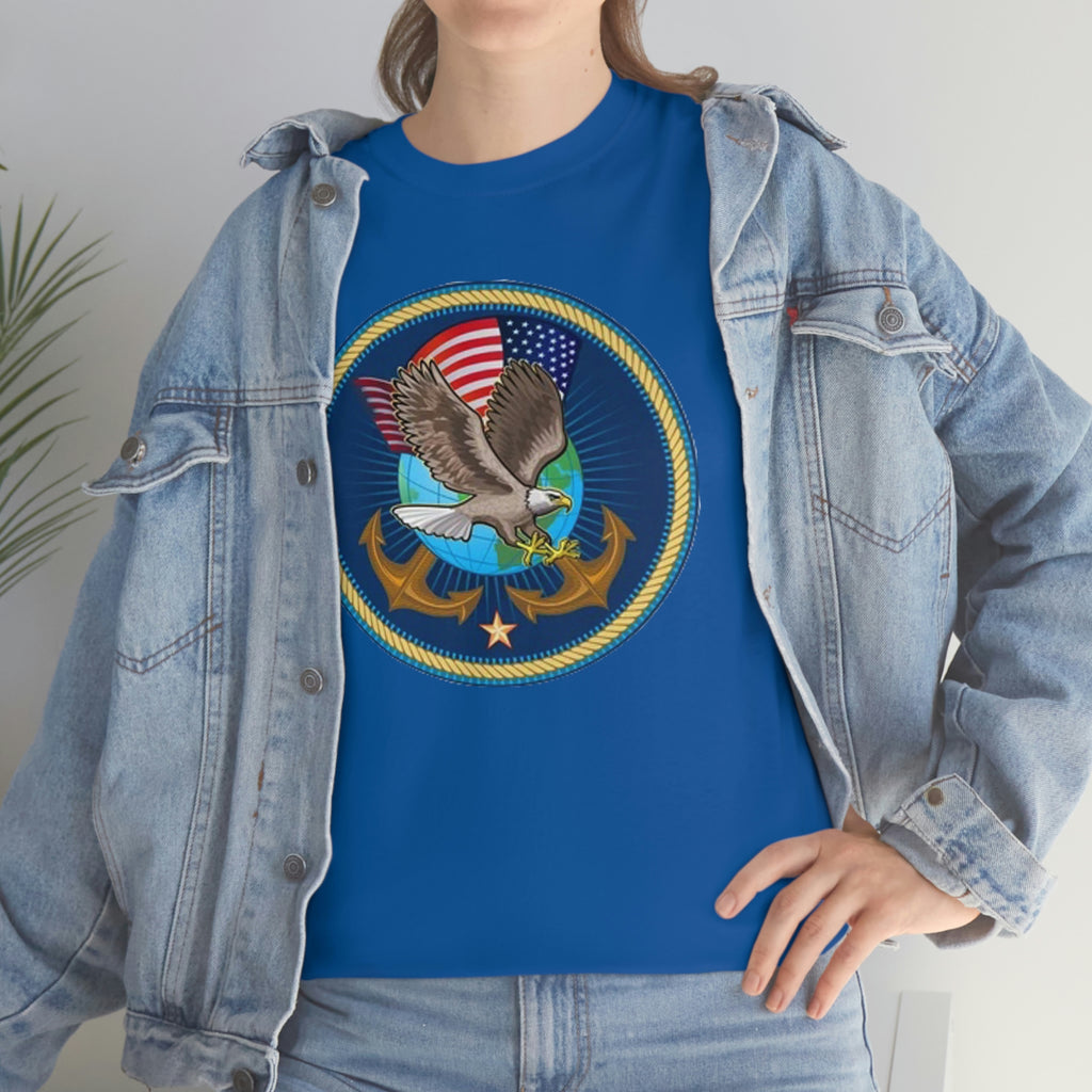 Navy- Unisex Heavy Cotton Tee