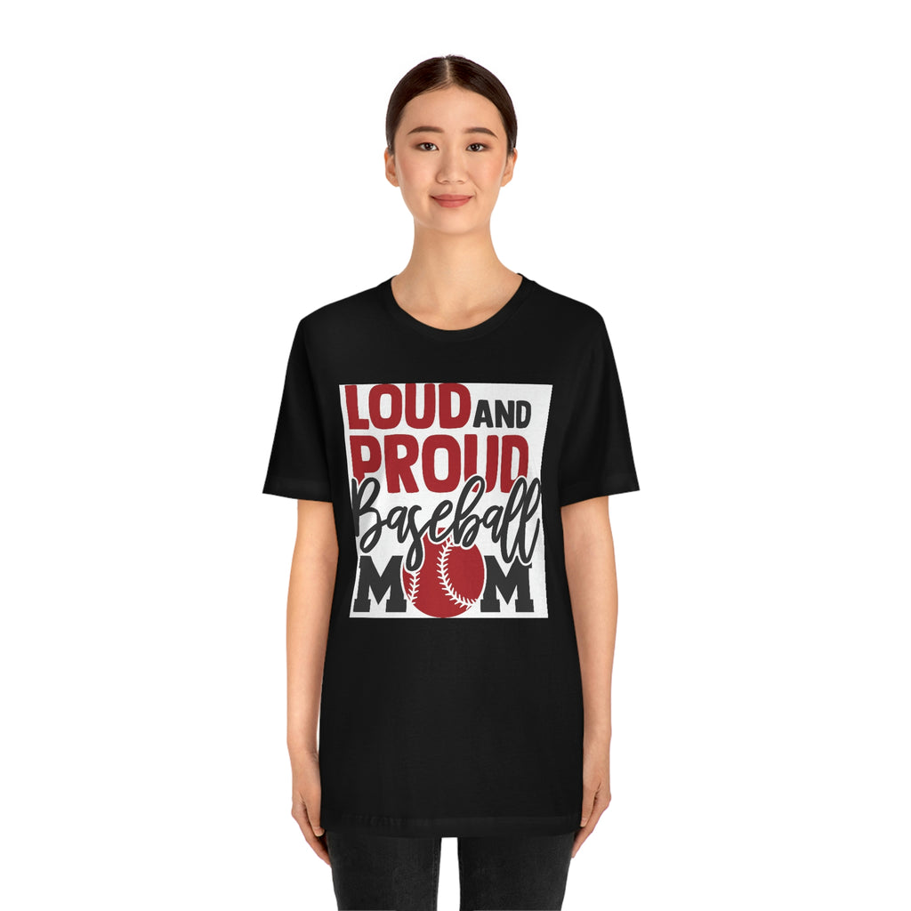Baseball mom-  Jersey Short Sleeve Tee