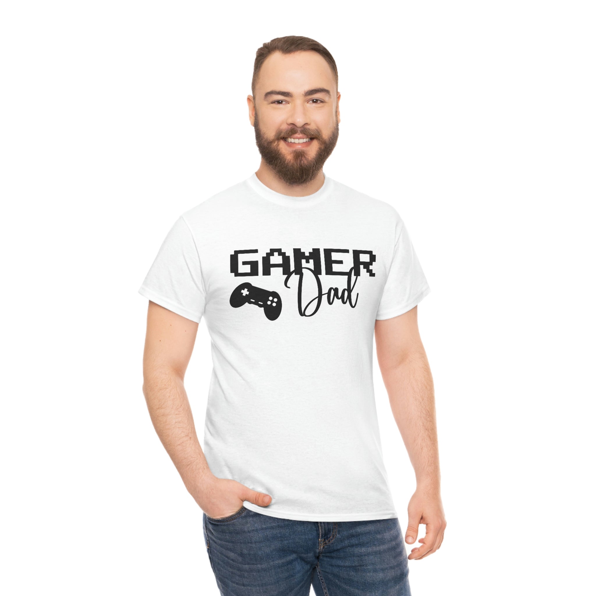 Gamer dad- Heavy Cotton Tee