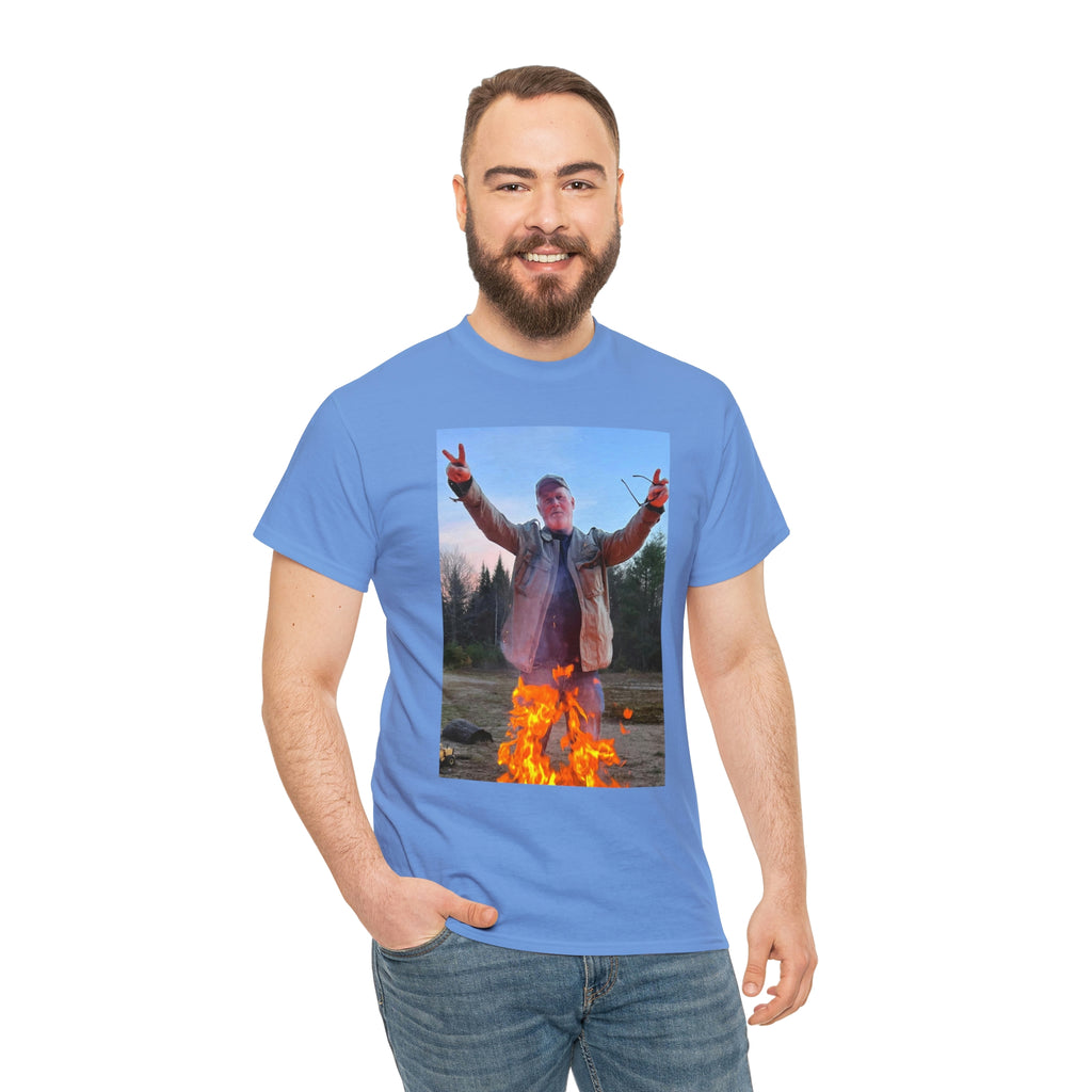On fire-  Heavy Cotton Tee