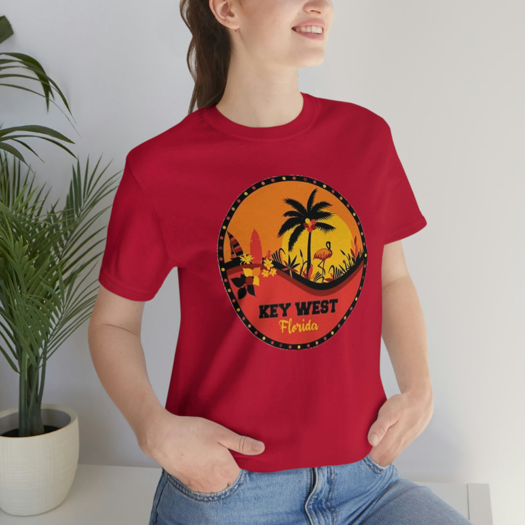 Key west Fl- Unisex Jersey Short Sleeve Tee