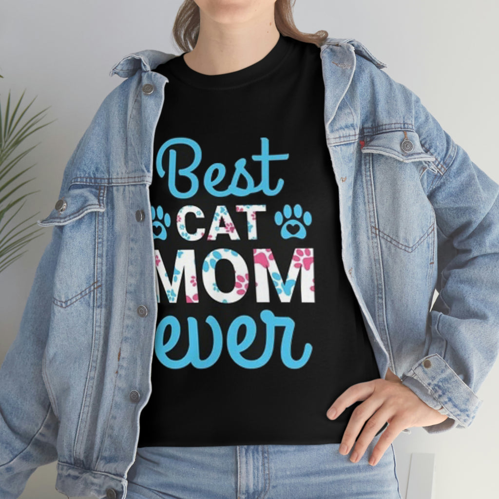 Best cat mom— Heavy Cotton Tee