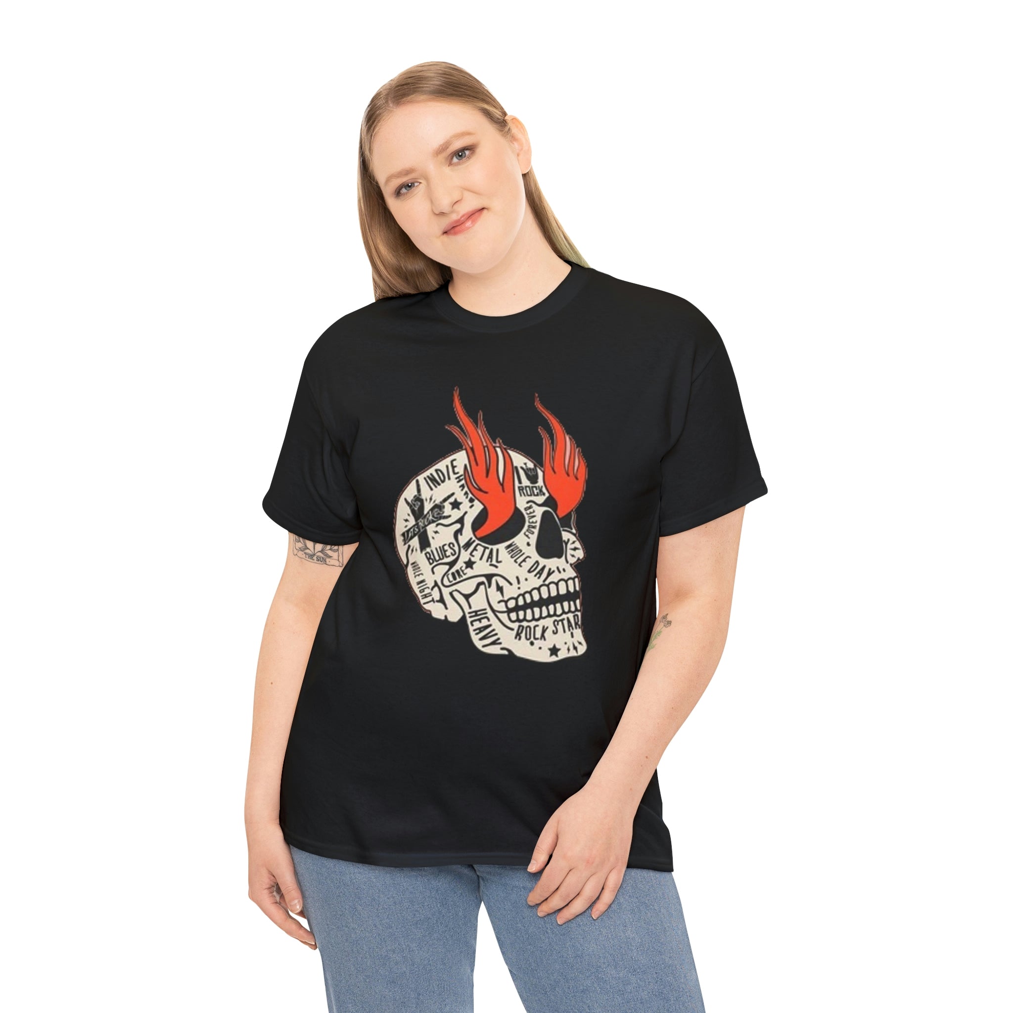 Rocker head- Heavy Cotton Tee