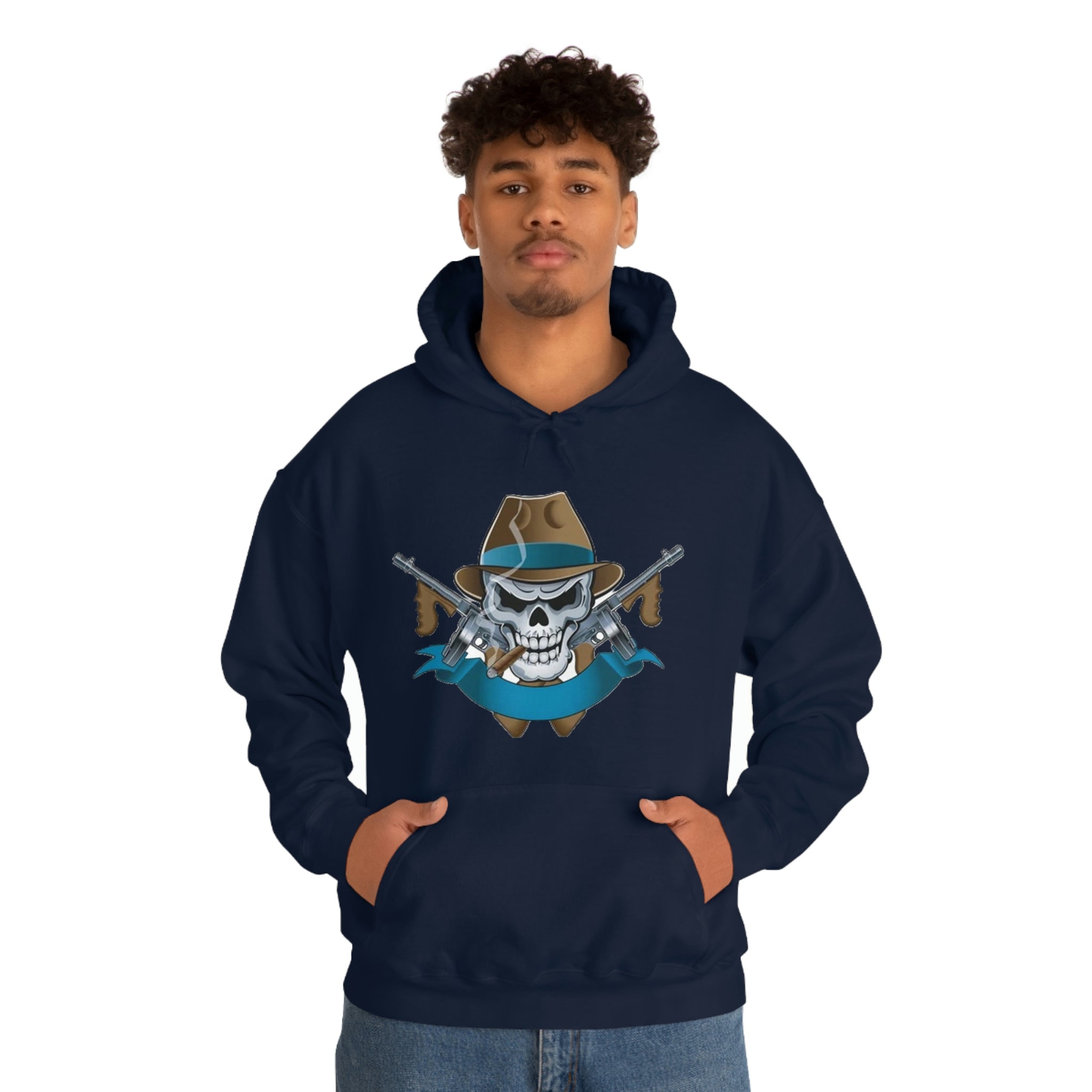 Skullhead- Heavy Blend™ Hooded Sweatshirt