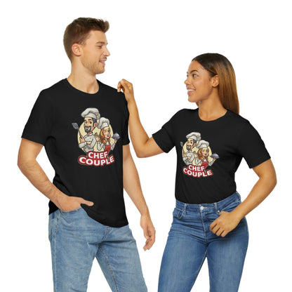 Chef couple- Unisex Jersey Short Sleeve Tee