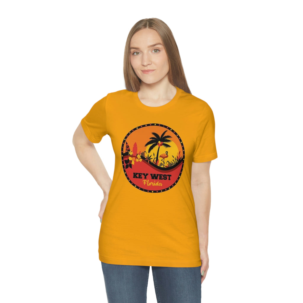Key west Fl- Unisex Jersey Short Sleeve Tee