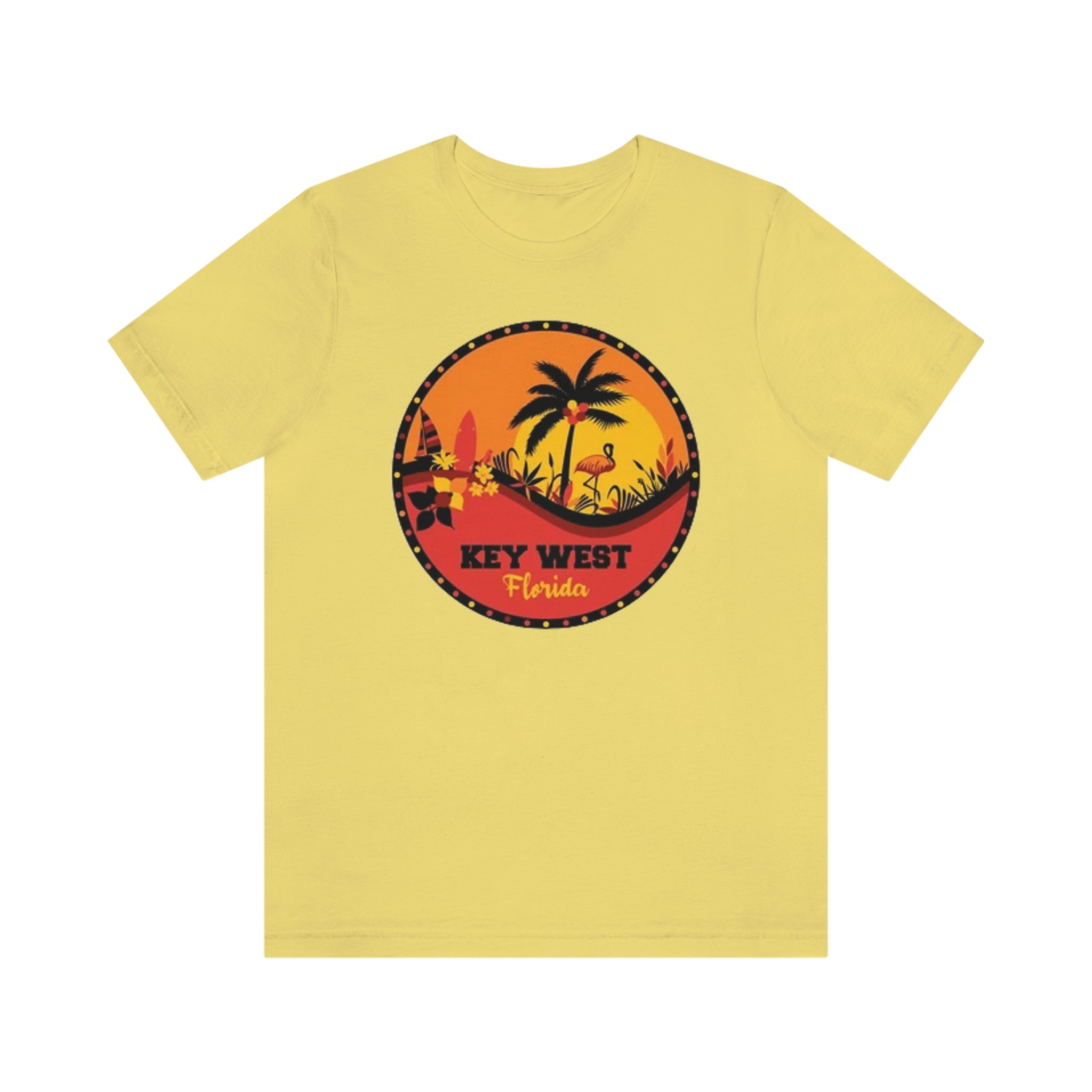 Key west Fl- Unisex Jersey Short Sleeve Tee