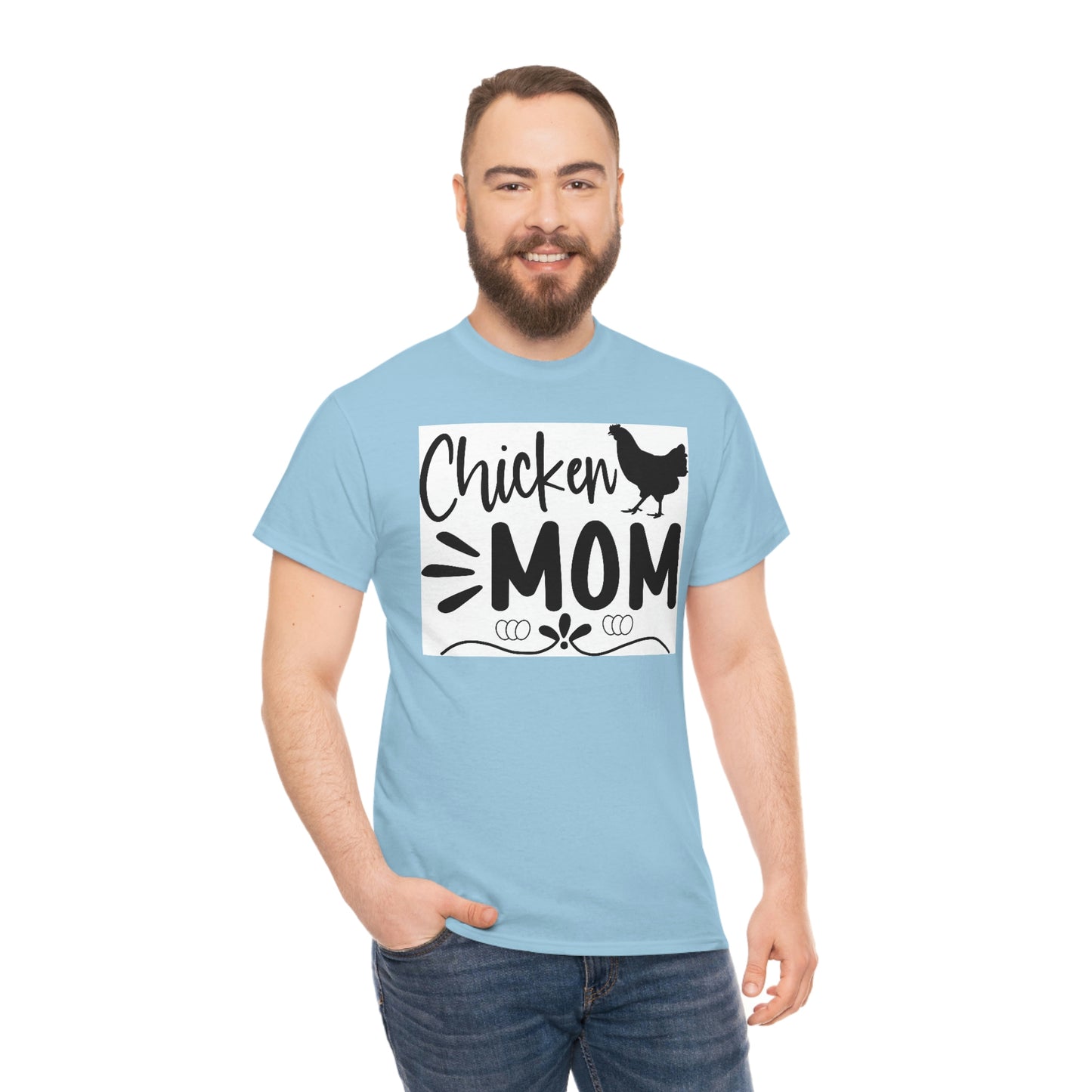 Chicken mom- Heavy Cotton Tee