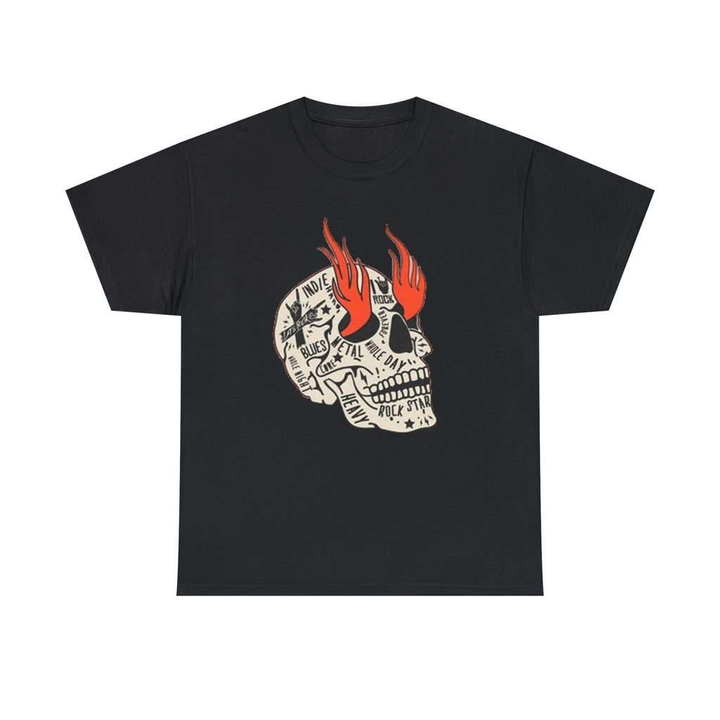 Rocker head- Heavy Cotton Tee