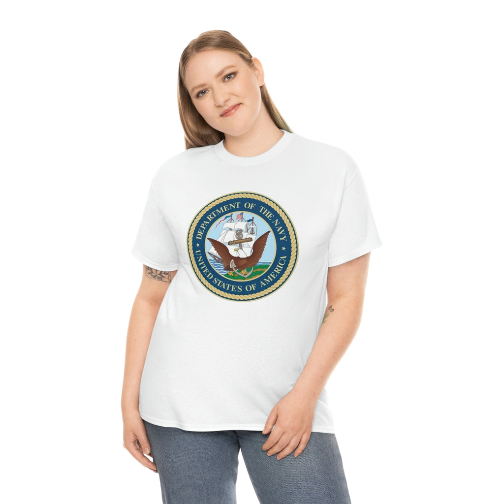 Navy- Unisex Heavy Cotton Tee