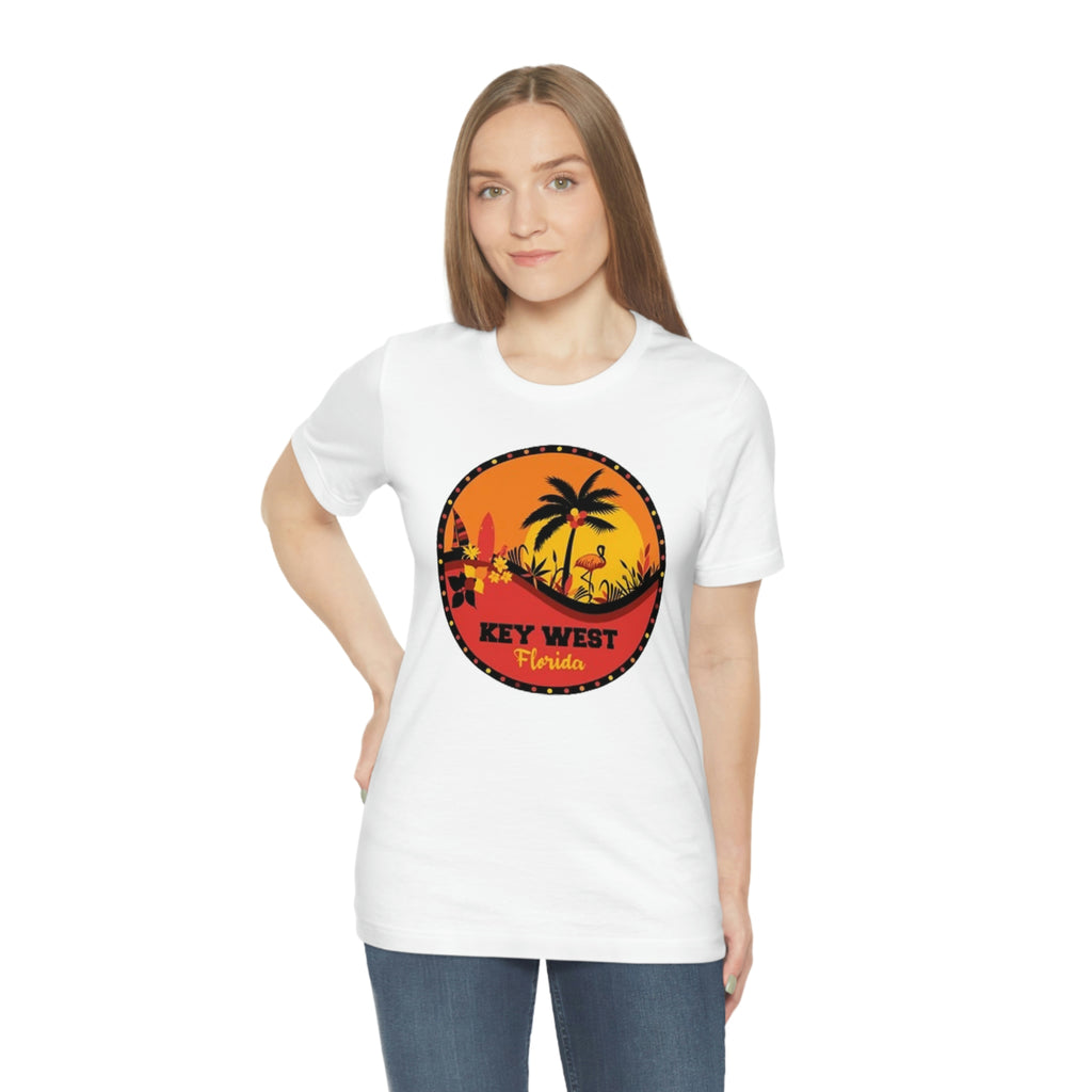 Key west Fl- Unisex Jersey Short Sleeve Tee