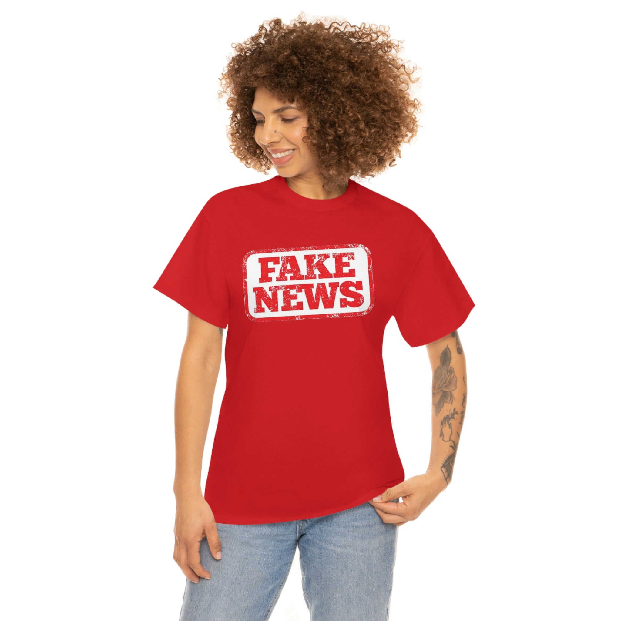 Fake news- Unisex Heavy Cotton Tee