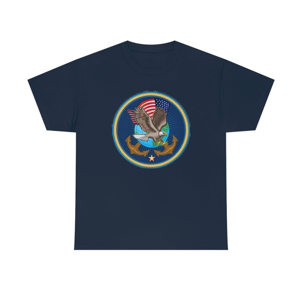 Navy- Unisex Heavy Cotton Tee