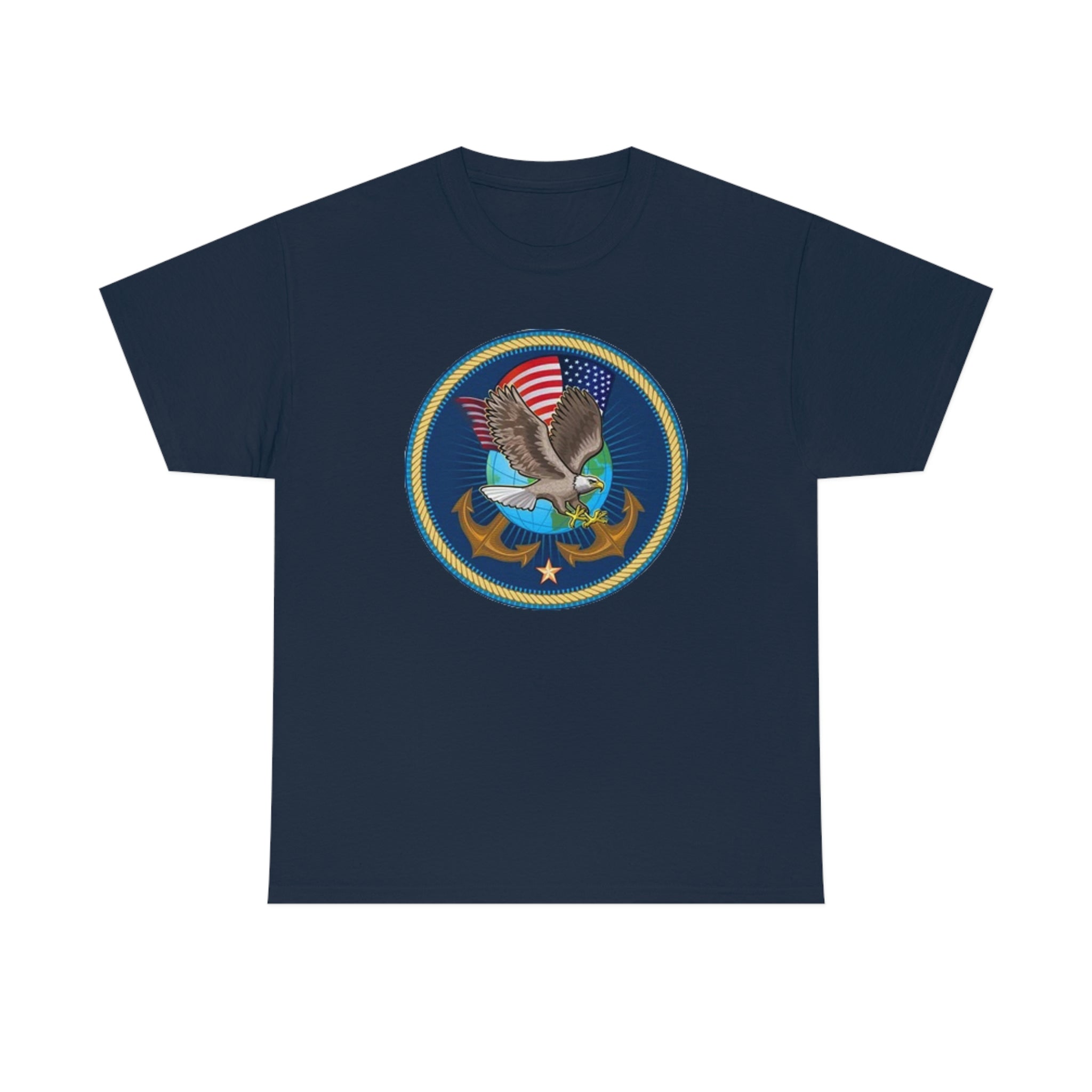 Navy- Unisex Heavy Cotton Tee