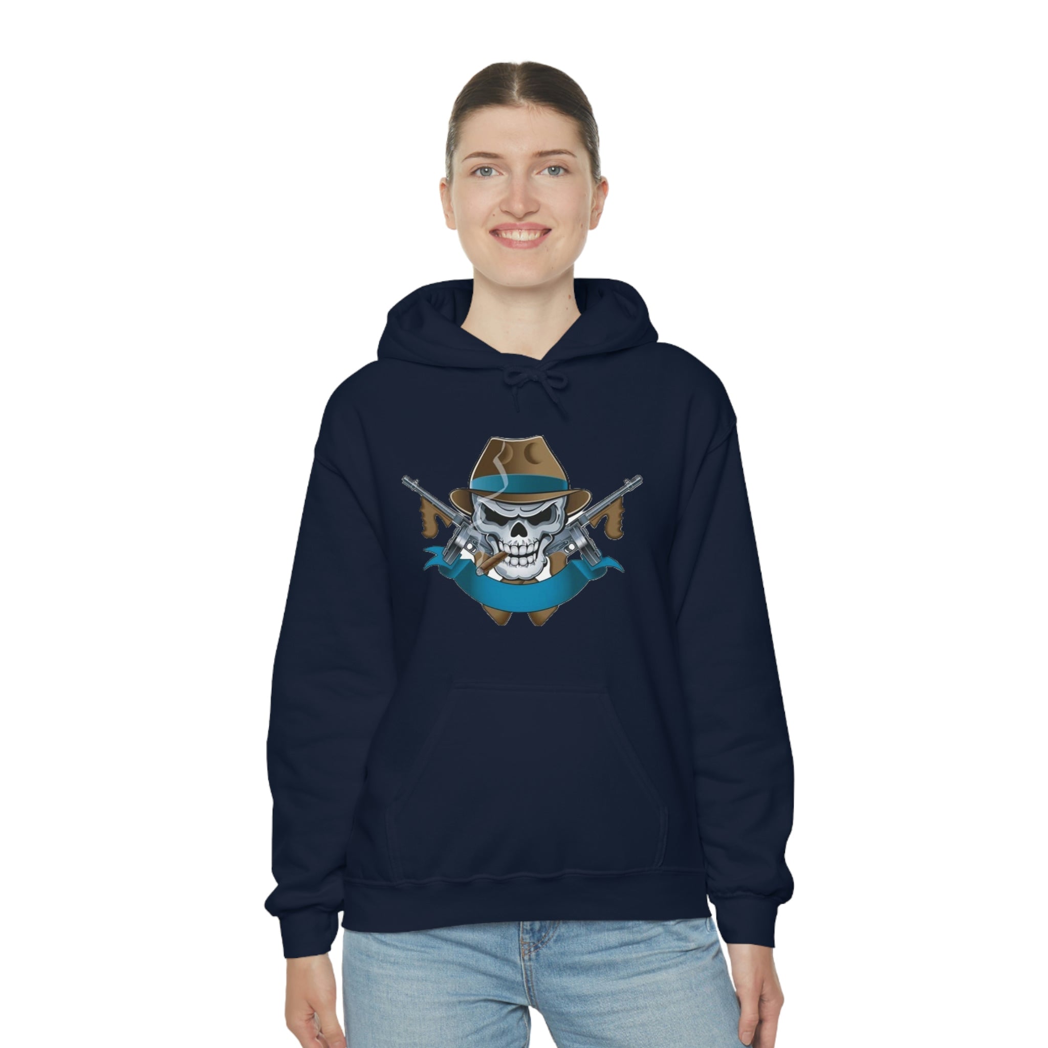 Skullhead- Heavy Blend™ Hooded Sweatshirt