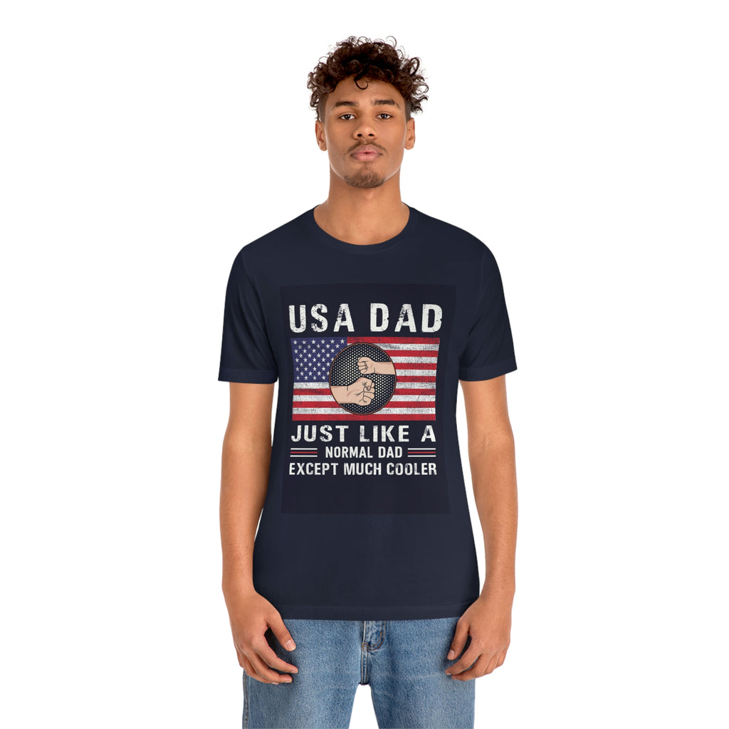 USA dad- Jersey Short Sleeve Tee